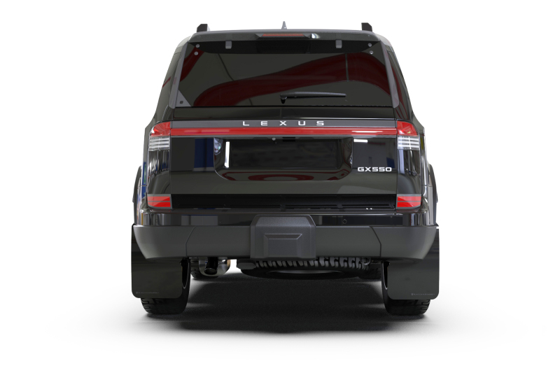 Lexus GX 550 Mud Flap - Rally Armor - UR Blk Flap/Met. Blk Logo - Black - `24-`25